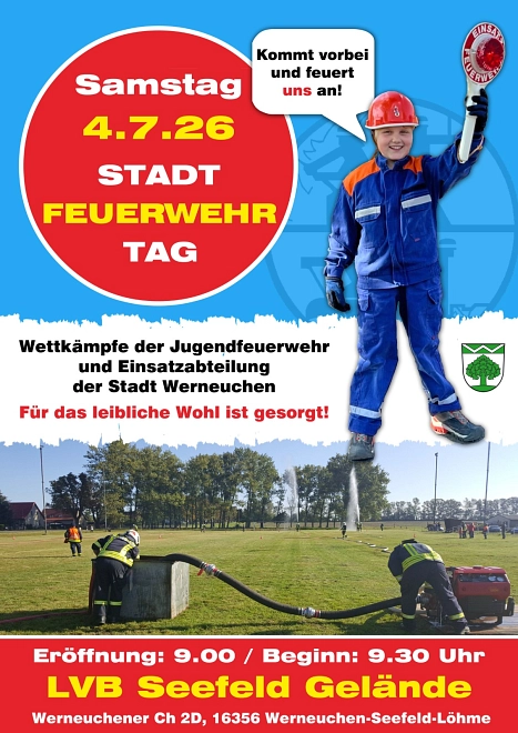 Anfeuern, mitfiebern, dabei sein – Stadtfeuerwehrtag&nbsp;&copy;&nbsp;Stadt Werneuchen