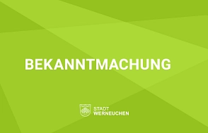 Bekanntmachung