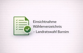 Bekanntmachung der Wahlbehörde über das Recht auf Einsichtnahme Bekanntmachung der Wahlbehörde über das Recht auf Einsichtnahme