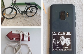 Fahrrad, Handy, Bügeleisen
