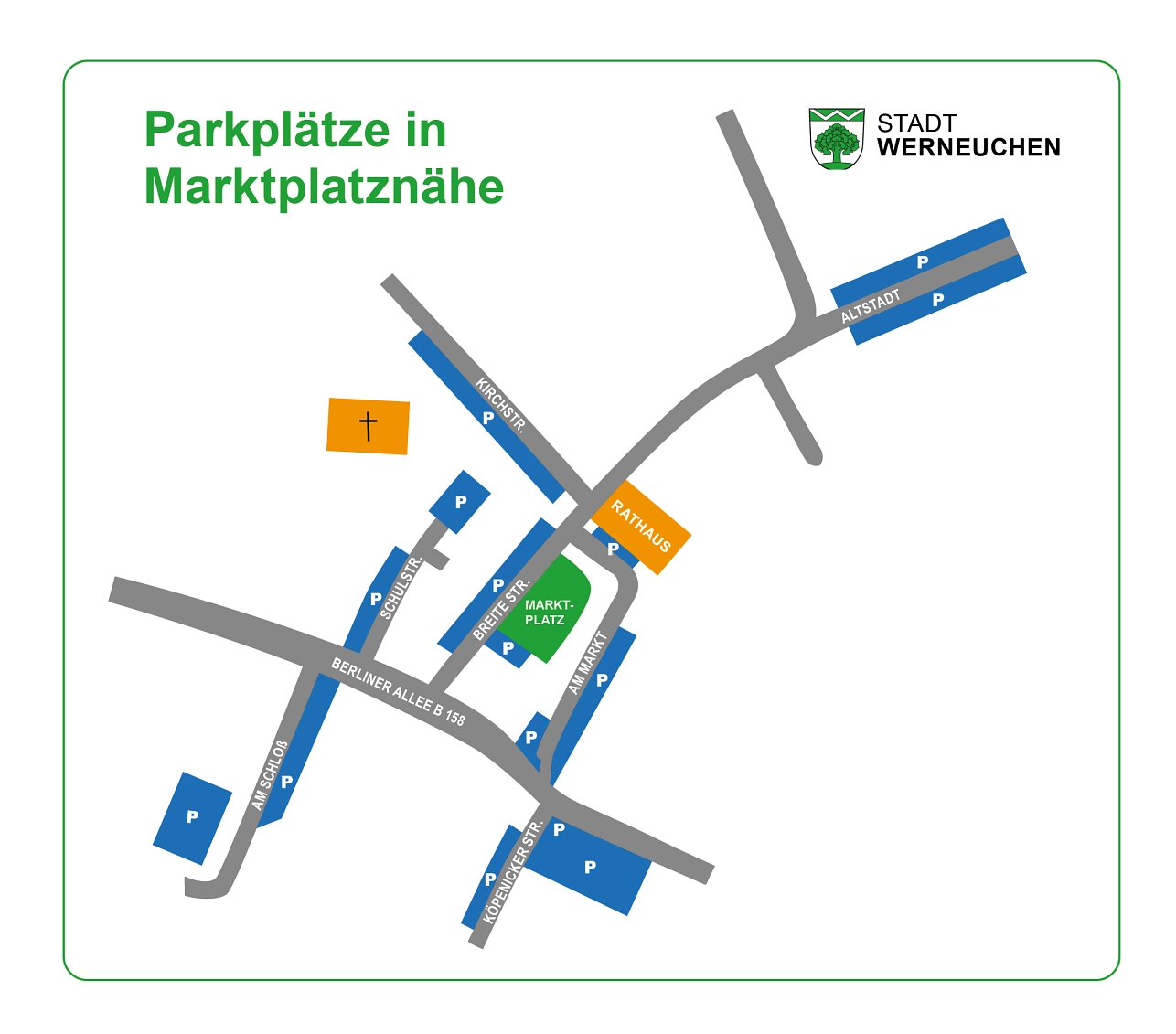 Parkplätze Werneuchen Parkplätze Werneuchen © Stadt Werneuchen
