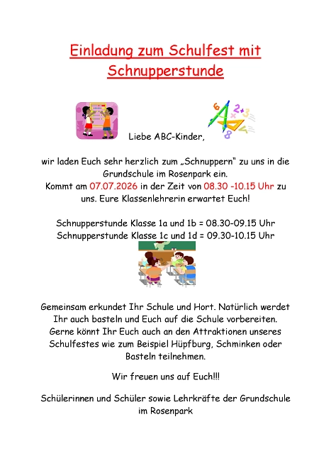 Schulfest&nbsp;&copy;&nbsp;Stadt Werneuchen
