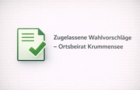 Wahlbekanntmachung Ortsbeirat Krummensee – 19.04.2026 Wahlbekanntmachung Ortsbeirat Krummensee – 19.04.2026