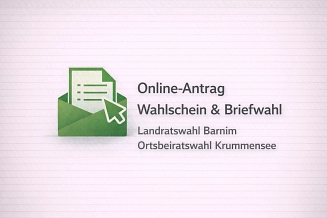 Wahlschein beantragen&nbsp;&copy;&nbsp;Stadt Werneuchen