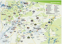Wanderkarte Wanderkarte © Stadt Werneuchen